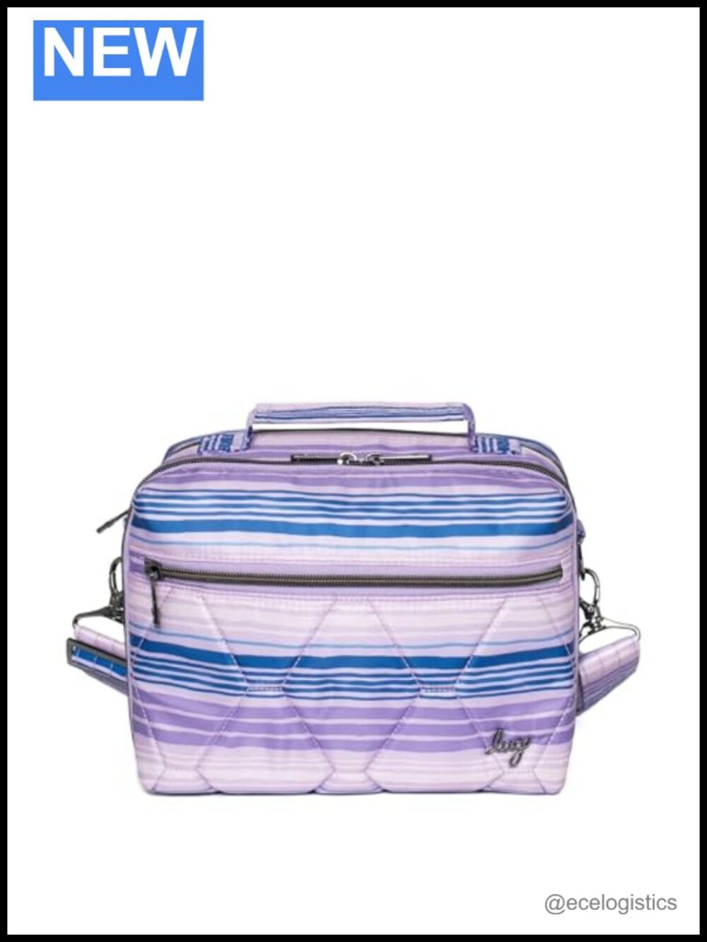 Bebop Crossbody Bag Polyester RFID Protection Multiple Pockets
